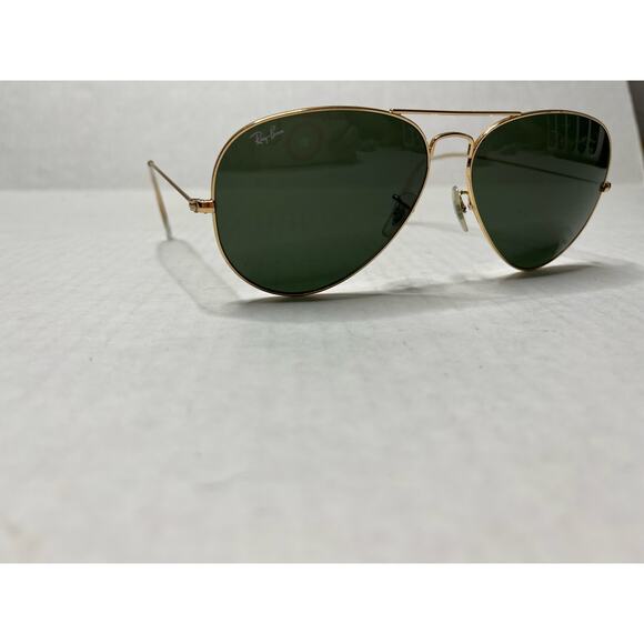 Rayban Black & Gold Aviator 82x14 Summer Beachy Large Sunglasses - Picture 2 of 6